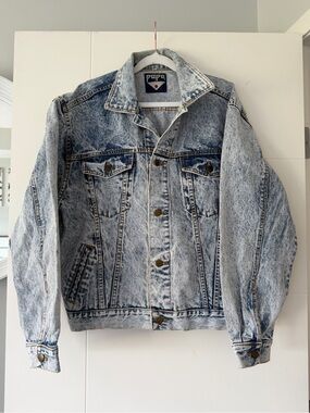 VTG Pepe Jeans Acid Wash Denim Jacket 80s 90s Trucker Jean Jacket medium